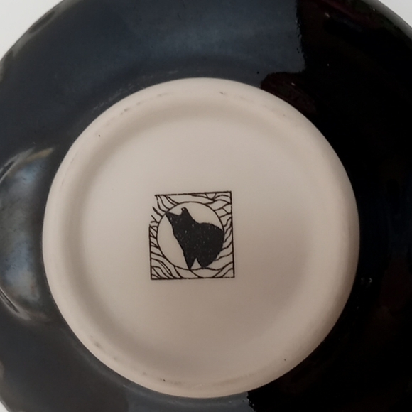 coyote Roadhouse Art Pottery Collectible Flower Frog Utsuwa Mark - Picture 6 of 7